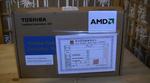 Toshiba NB 550D - unboxing