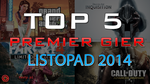 TOP 5 Premier Gier - Listopad 2014