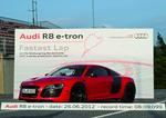 Audi R8 e-tron ustanawia rekord świata: w 8:09,099 minuty wokół toru Nürburgring