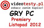 Premiery gier PC - Listopad 2012