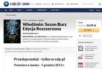 Wyłącznie w CDP.PL - "Sezon Burz" Andrzeja Sapkowskiego