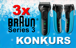 KONKURS Wygraj na Święta golarkę Braun Series 3